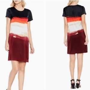 Vince Camuto Black paint stroke Dress